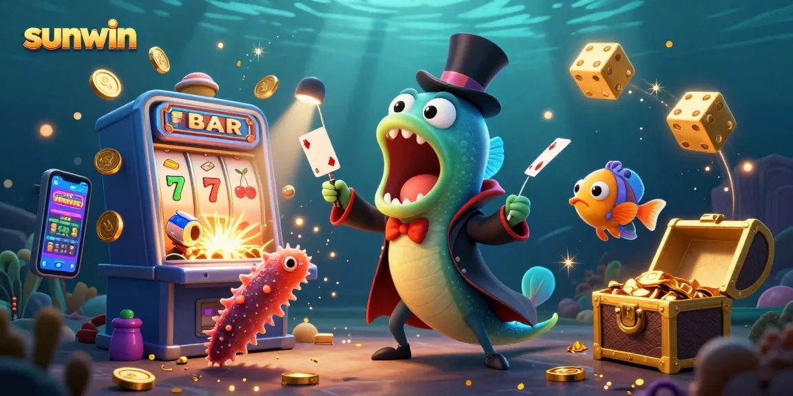 Join sunwin's underwater casino adventure with vibrant characters and dynamic gaming elements.