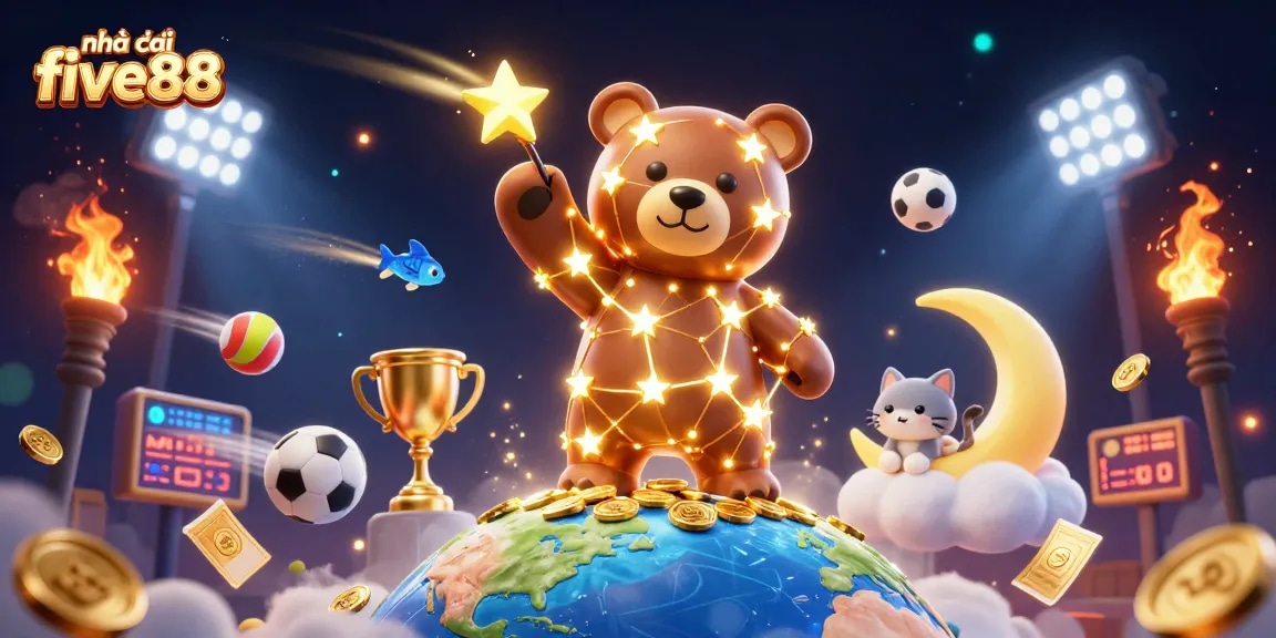 Engage with nhà cái five88 through thrilling sports betting action and dazzling casino elements.