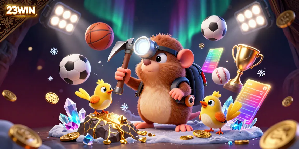 Experience exciting gameplay at 23WIN with dynamic sports betting action and vibrant casino elements.