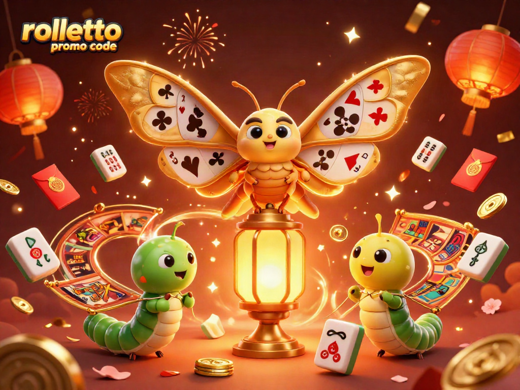 Experience Rolletto promo code excitement with vibrant casino-themed 3D illustration.