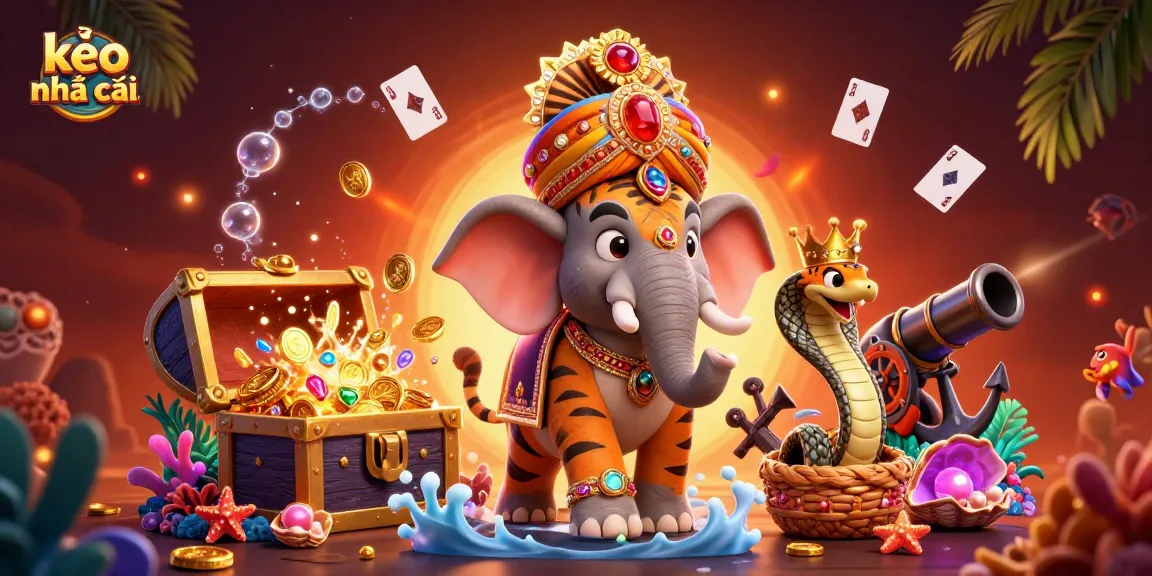 Experience the latest kèo nhà cái updates with an engaging 3D illustration featuring vibrant casino themes.